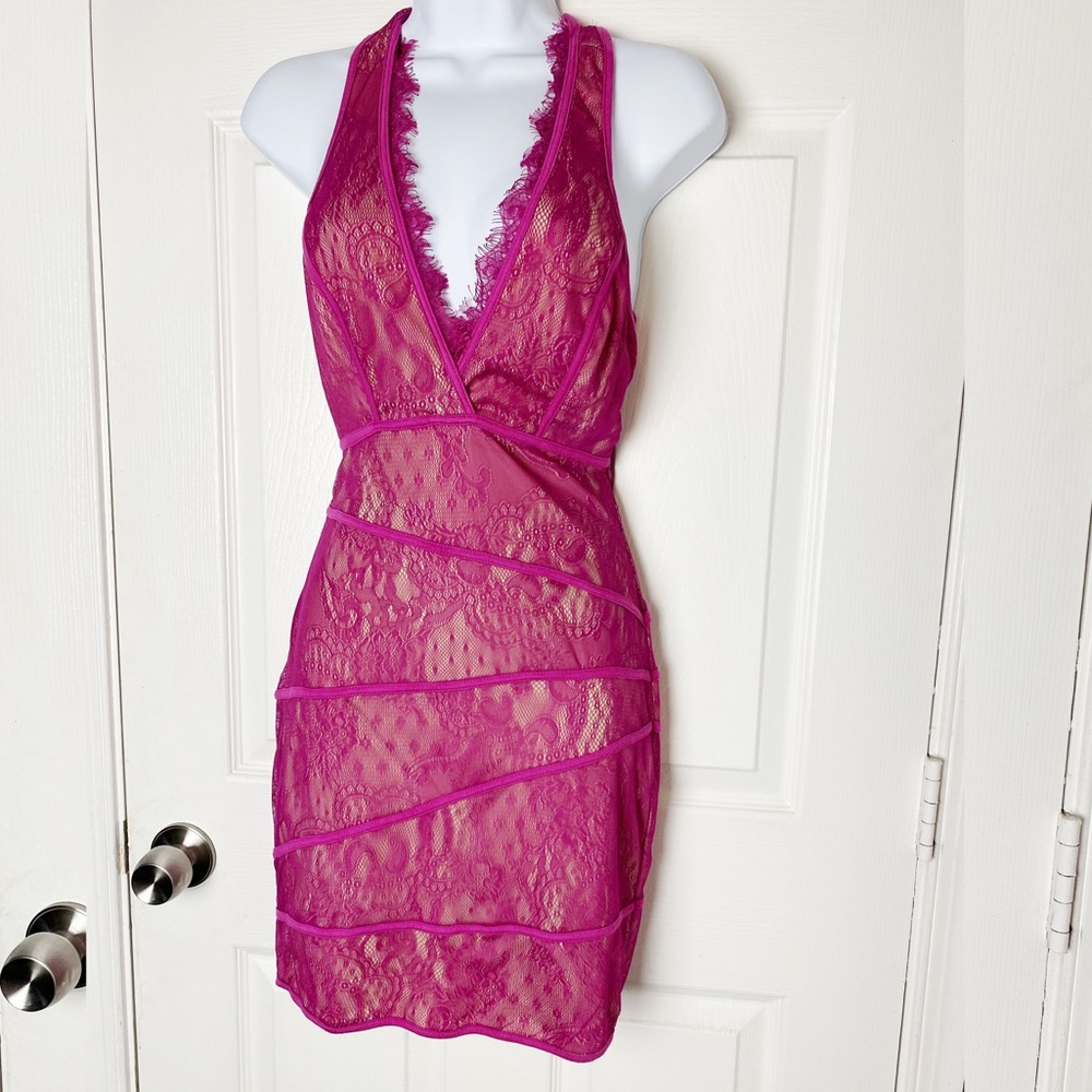 Arden B Pink Lace Dress